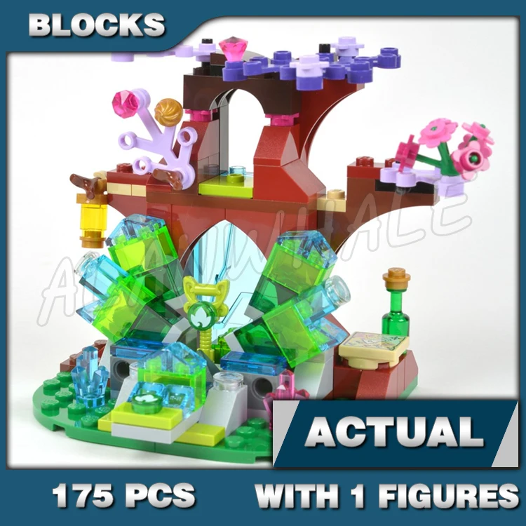 175pcs Elves Farran and the Crystal Hollow Earth Elf Forest Leafshade 10409 Building Block Toys Compatible With Model