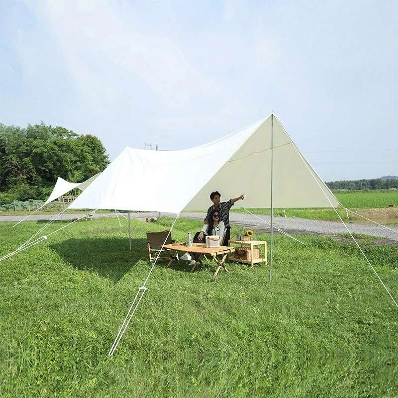 Camp rainproof sunscreen leisure outdoor light luxury camping picnic multi-person dinner shading