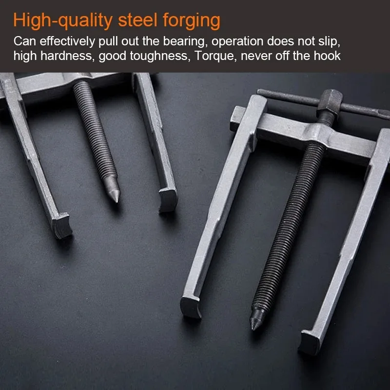 3 6 8 inch double claw puller remover independent lifting device high carbon steel tension bearing mechanical hand tool
