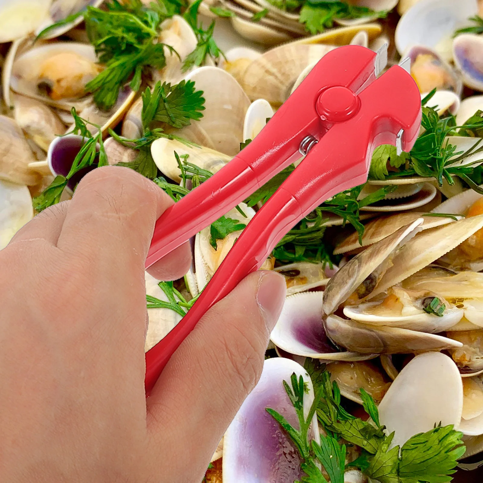

2Pcs Clam Opener Heavy Duty Seafood Plier Nut Cracker for Clams Oysters Restaurant Hotel Use Simple Design Shellfish Opening