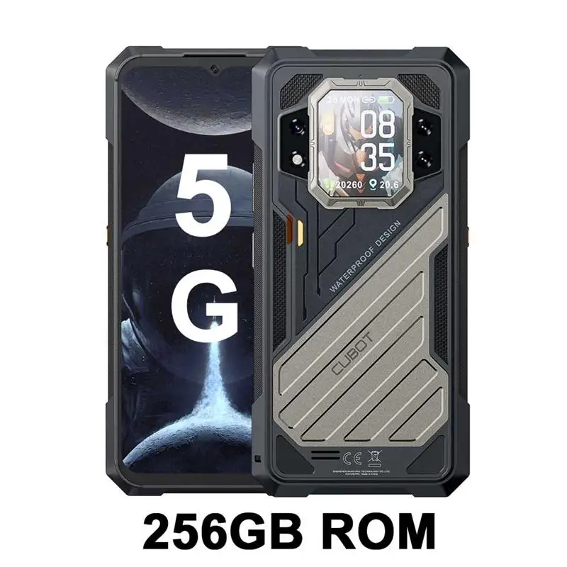 2025 CUBOT KINGKONG X, Rugged Smartphone 5G, 32GB RAM(16GB+16GB), 256/512GB ROM, 10200mAh, 6.583-Inch 120Hz Screen, NFC,WiFi 6,