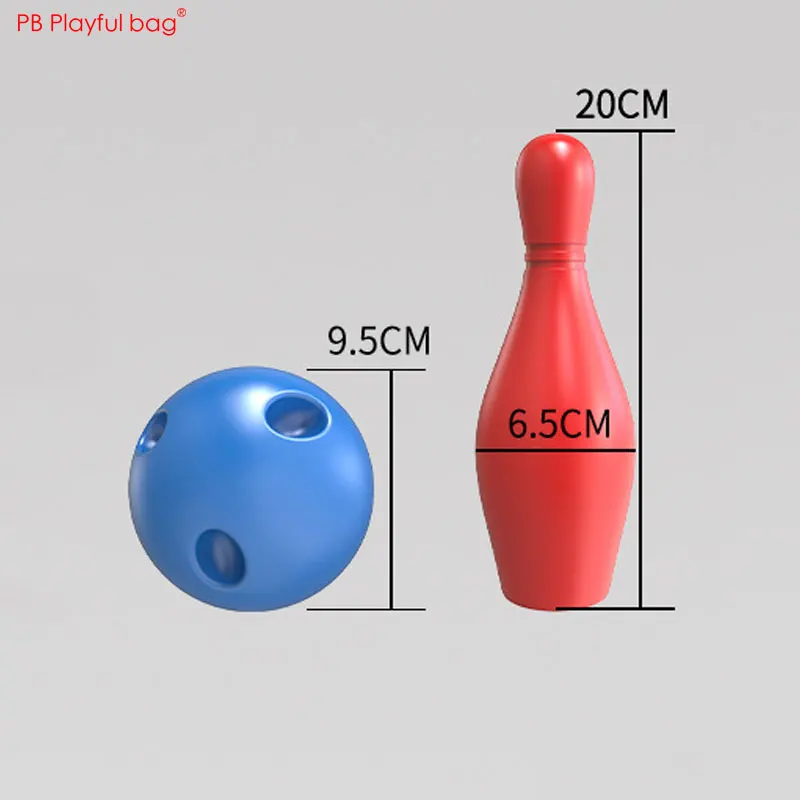 Kids Bowling Game Set 20CM Bottle 9.5CM Ball Indoor Sports Toy For Children Parent-child Interact AC162