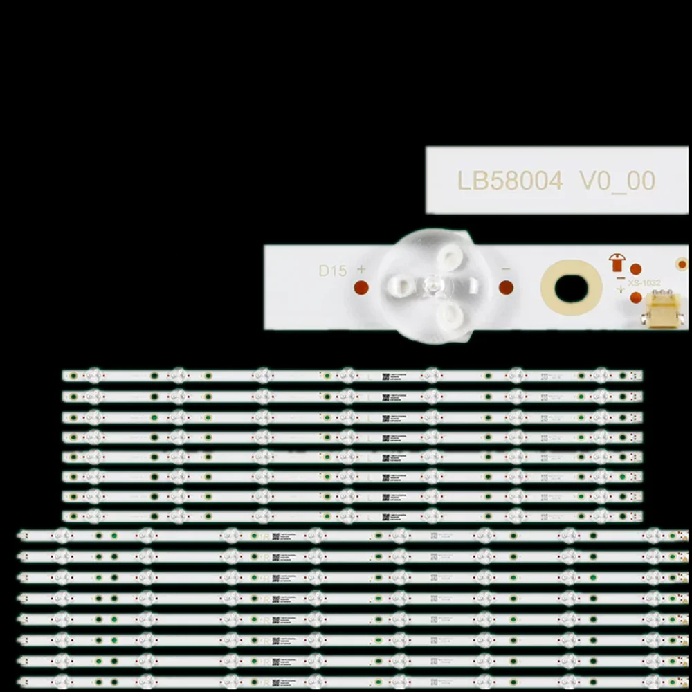 5set LED Backlight Strip For LB58004 V1 V0_00 705TLB58B33MDR00L 58PUS7304/12 58PUS6704/12 TPT580B5-U2T01D REVS01D