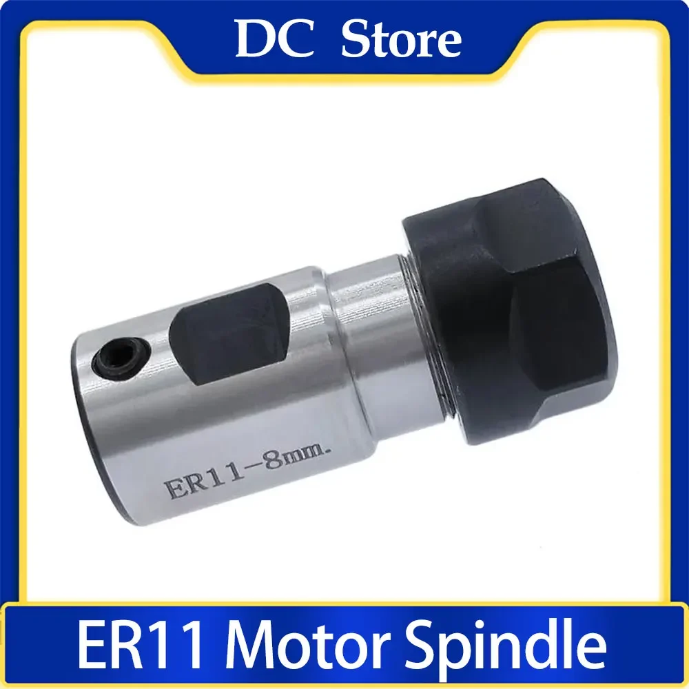 ER11 Chuck Motor Spindle Shaft Extension Rod Spindle Collet Lathe Tools Spindle Cutter Rod 3mm 4mm 5mm 6mm 7mm 8mm Holder Inner