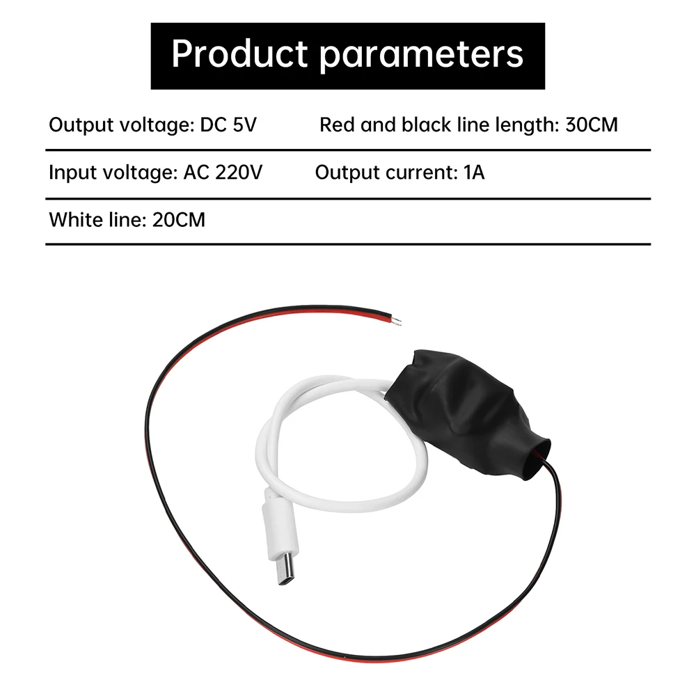 AC 220V to DC 5V 1A 2A Wireless Video Camera Power Transformer Household Power Supply WiFi Monitoring Adapter USB Type-C Buck image 6