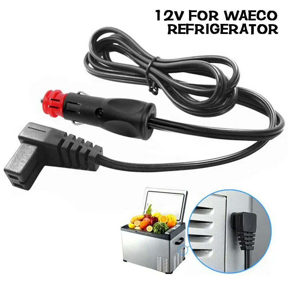 2M 18AWG German Type Car Cigarette Lighter Plug Cable,12V/24V Car Refrigerator Power Cord,Heavy Duty Car Charger Extension Cable