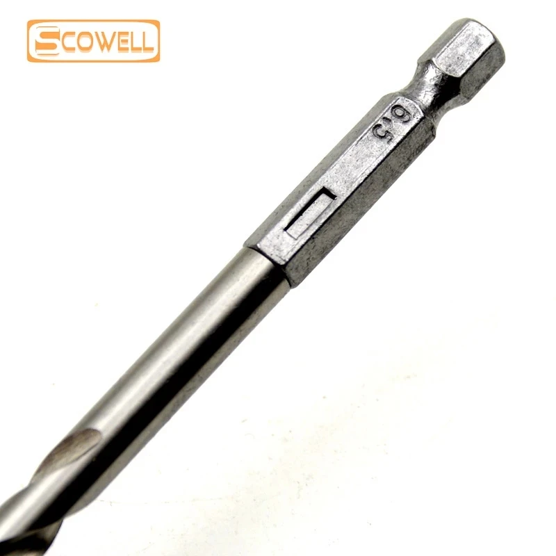 30% Off 13Pack 1/4“inch Shank High Speed Steel Jobber Drilling Bits Set 1.5-6.5mm Twist Drill Bit Kit For Wood Metal Cutting