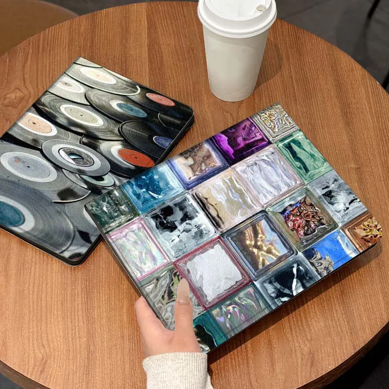 

Colorful Square Glass Block Gift Tablet Case For Lenovo Xiaoxin Legion Pad Tab Pro GT Y700 Gen4 2 11 P11 M10 K10 3rd Plus Gen