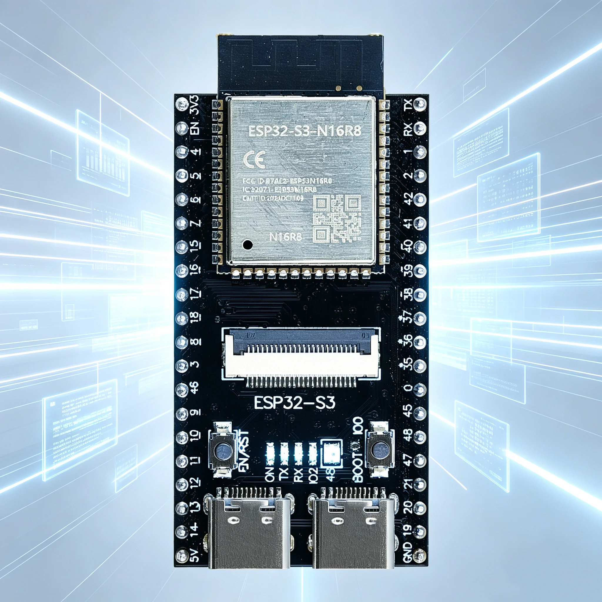 ESP32-S3 CAM Development Board Module N16R8 2.4G Wifi BT Camera Module OV2640 OV5640 8MB PSRAM 16MB FLASH ESP32 S3