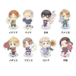 APH Anime Acrylic Stand Doll France China Italy USA UK Germany Mini Figure Model Plate Cosplay Toy for Gift