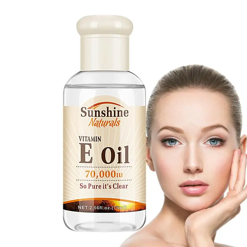 Vitamin E Face Essence Oil VE Butter Oil Sunflower Oil Nourishing Plant-Based Organic Facial Oil Anti Wrinkle Freckle Repair oil