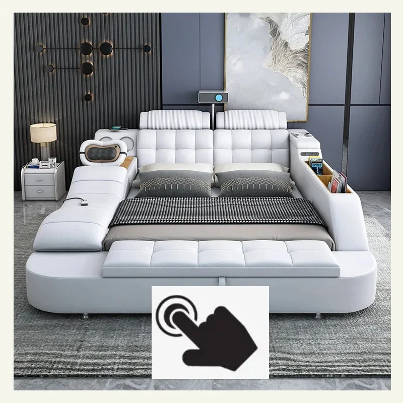 Modern design bedroom furniture bedroom sets bed frame multi-functional electric massage bed