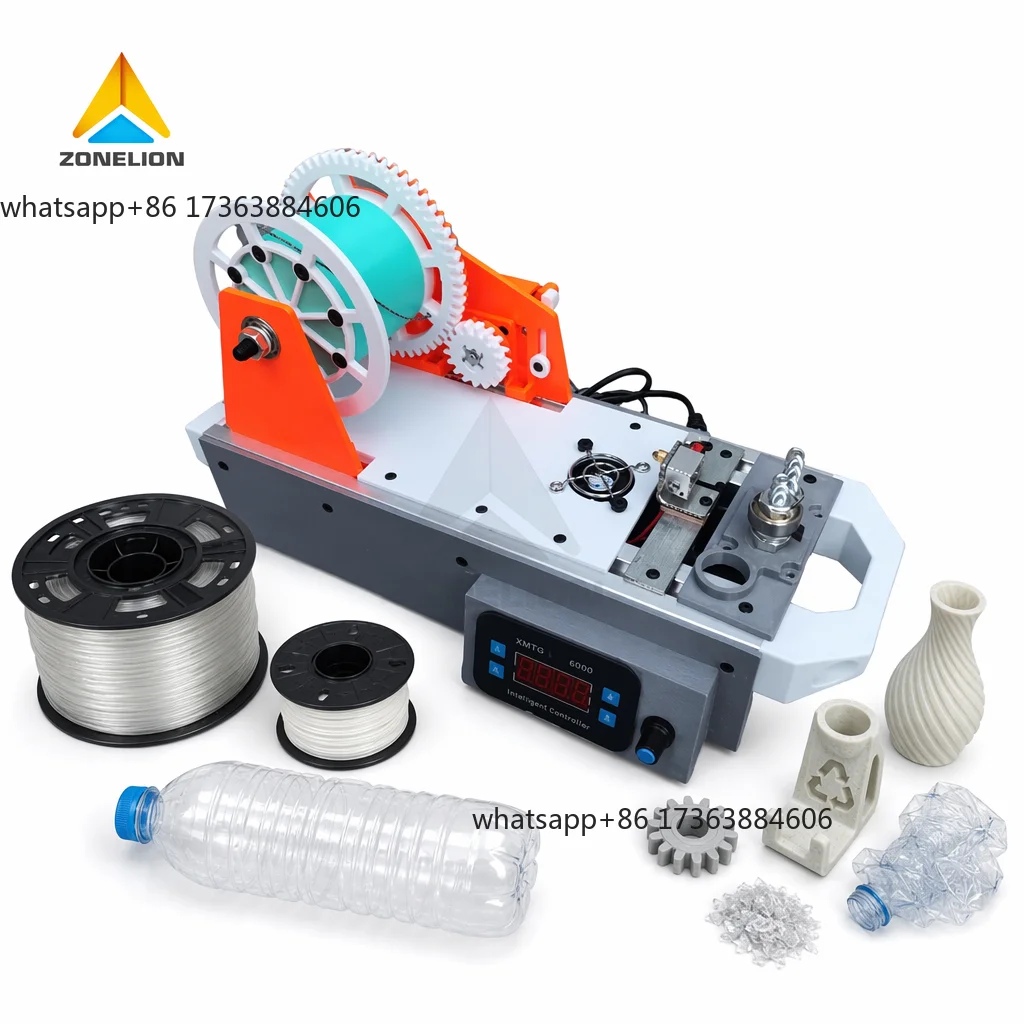 Selling PET Bottle to 3D Filament Maker Extruder Machine for Home Plastic Recycling Printing Machine
