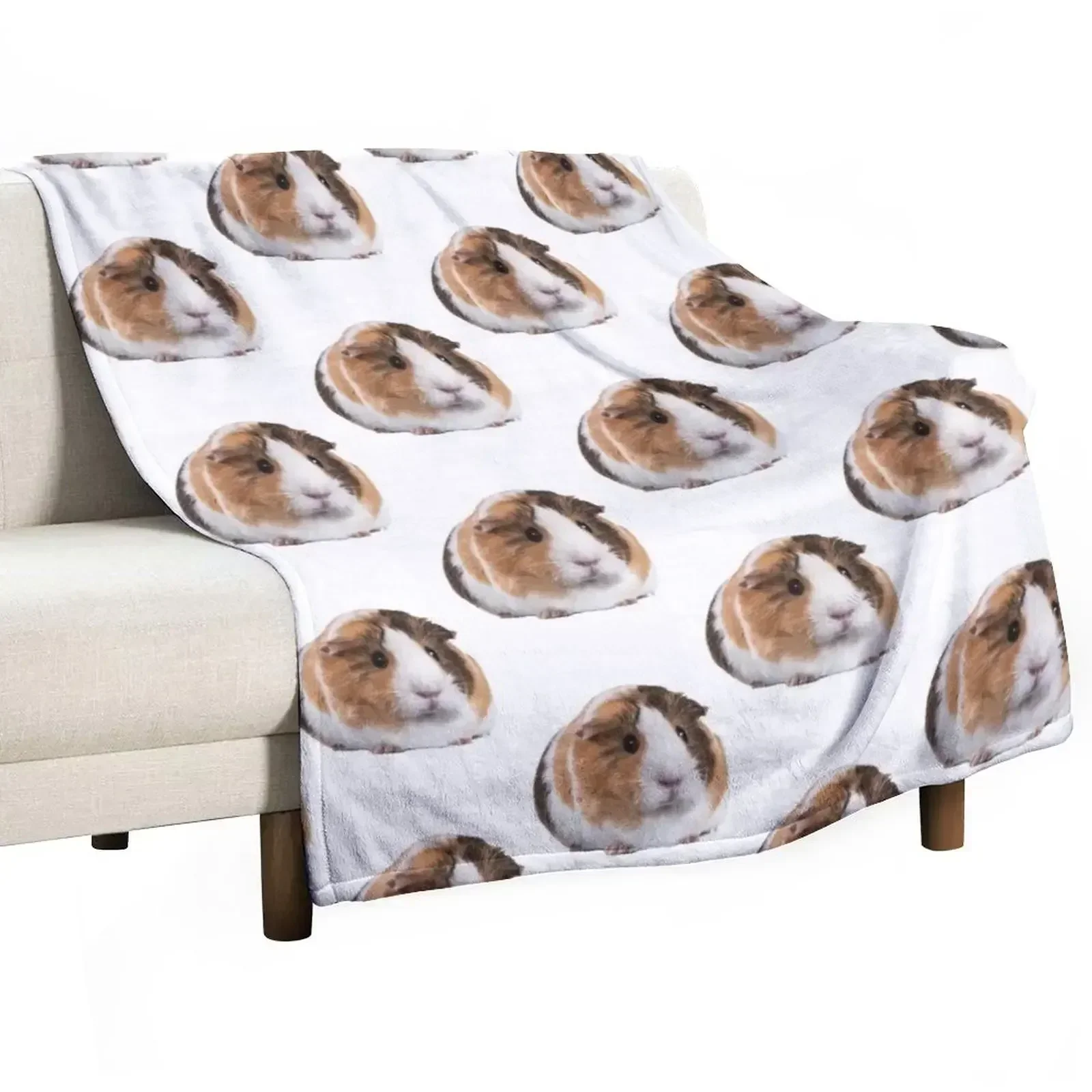 

Cute Guinea Pig Throw Blanket Moving Shaggy Blankets