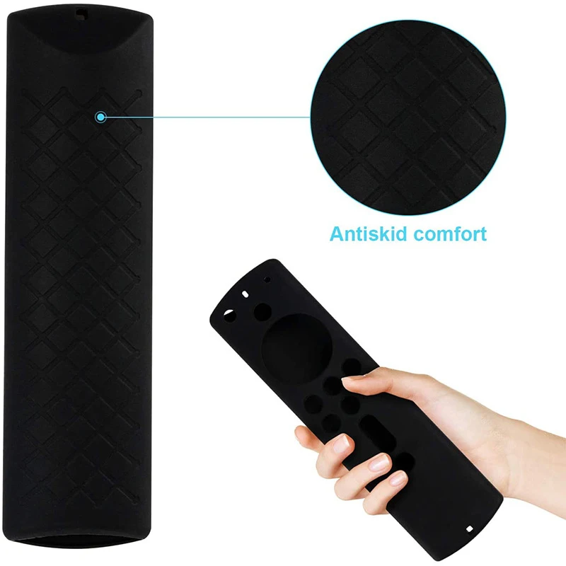 WYORESY for Amazon Fire TV Stick 4K 2nd Gen Remote Soft Silicone Cover Anti-Drop Shockproof Protective Case view 2