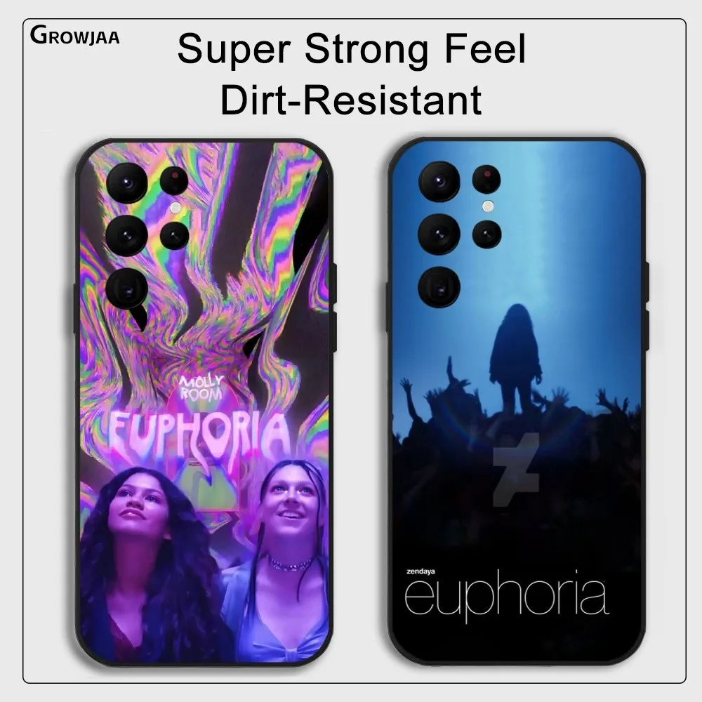 Hot TV E-EuphoriA Phone Case for Samsung Galaxy S24 Ultra S22 S23 Ultra S21 S20 5G Protective Silicone TPU Funda