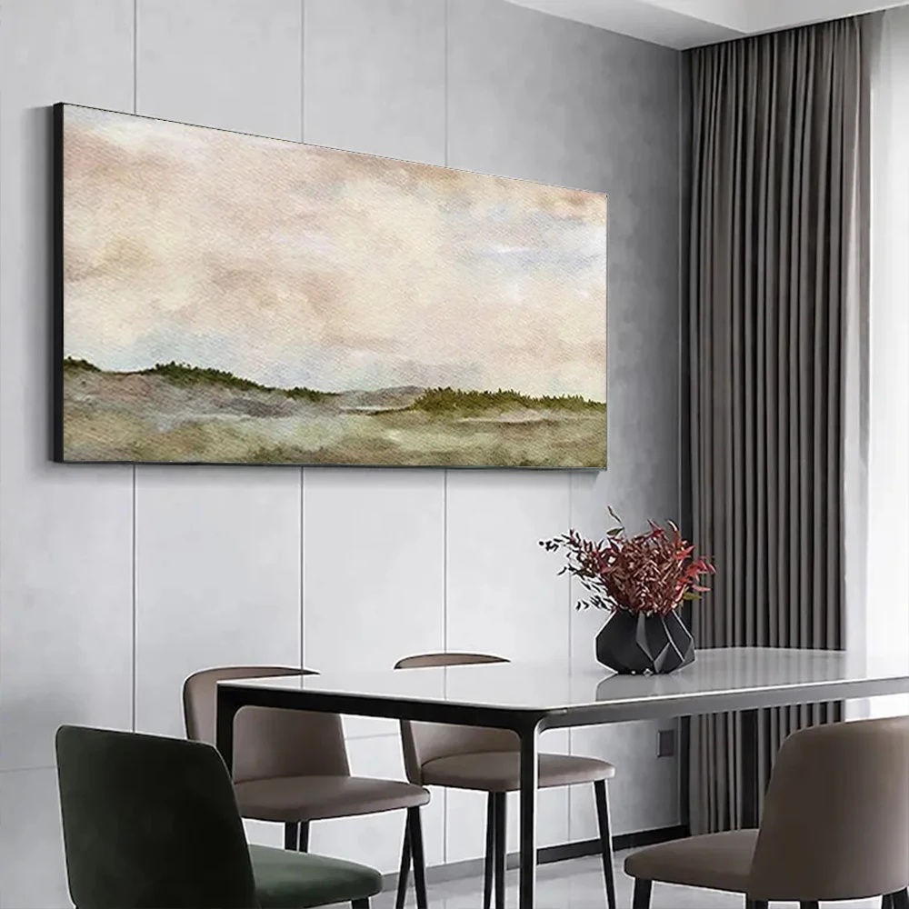 

Original Handmade Color Knife Oil Painting Abstract Ocean Wall Art Large Living Room Decor Painting Seascape Canvas Picture Trim