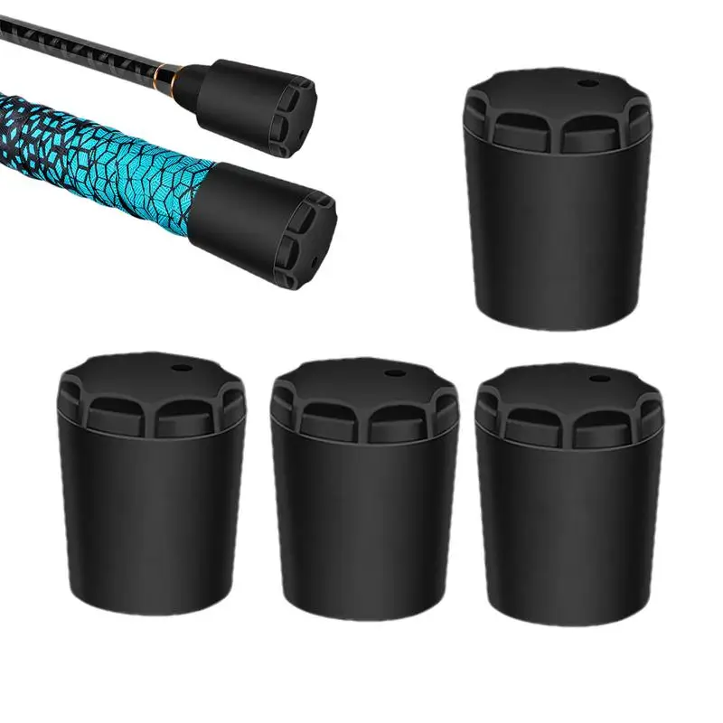 Fishing Rod End Caps Anti-Slip Cushion Protector Case Fishing Stick Tip Case Seat For Rod Butt Protection Fishing Tackle Gadgets