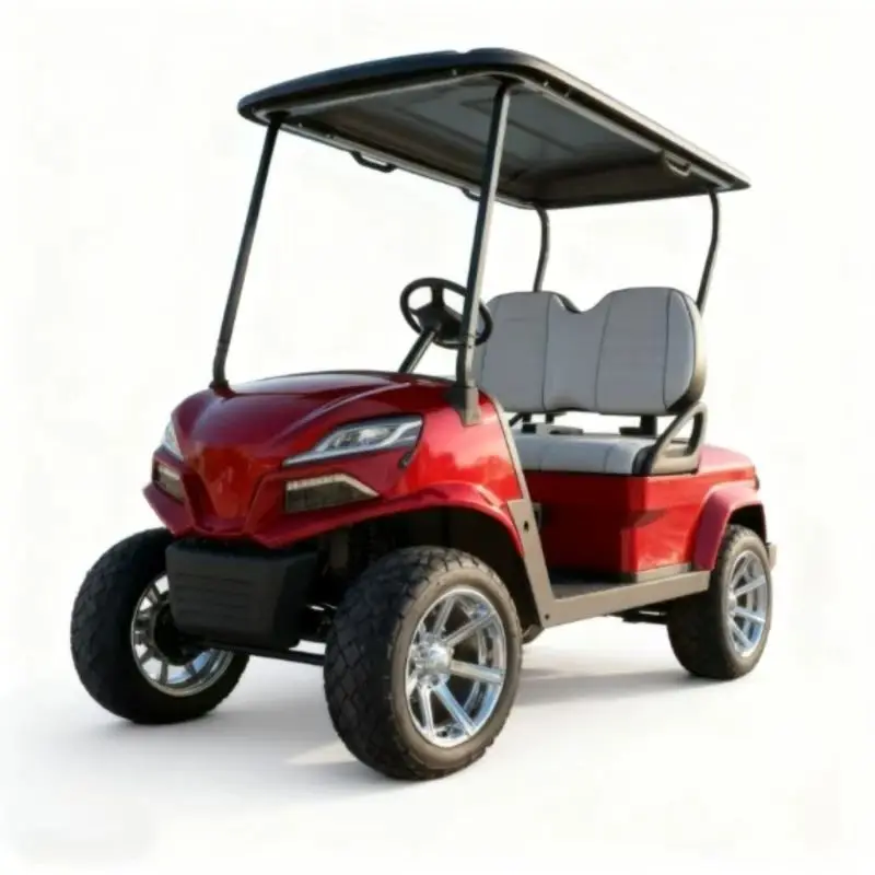 Chariot de golf électrique économique 2/4/6/8 sièges 4WD 48 V haute puissance certifié CE