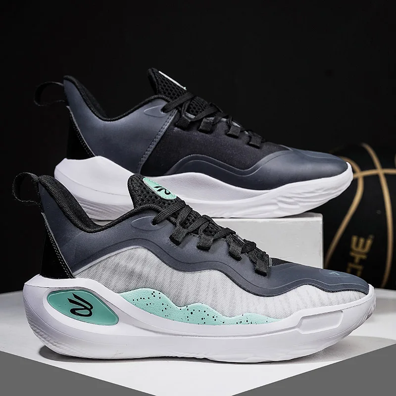 Heren Basketbal Schoenen Ademende Demping Antislip Draagbare Sportschoenen Gym Training Atletische Basketbal Sneakers Voor Dames