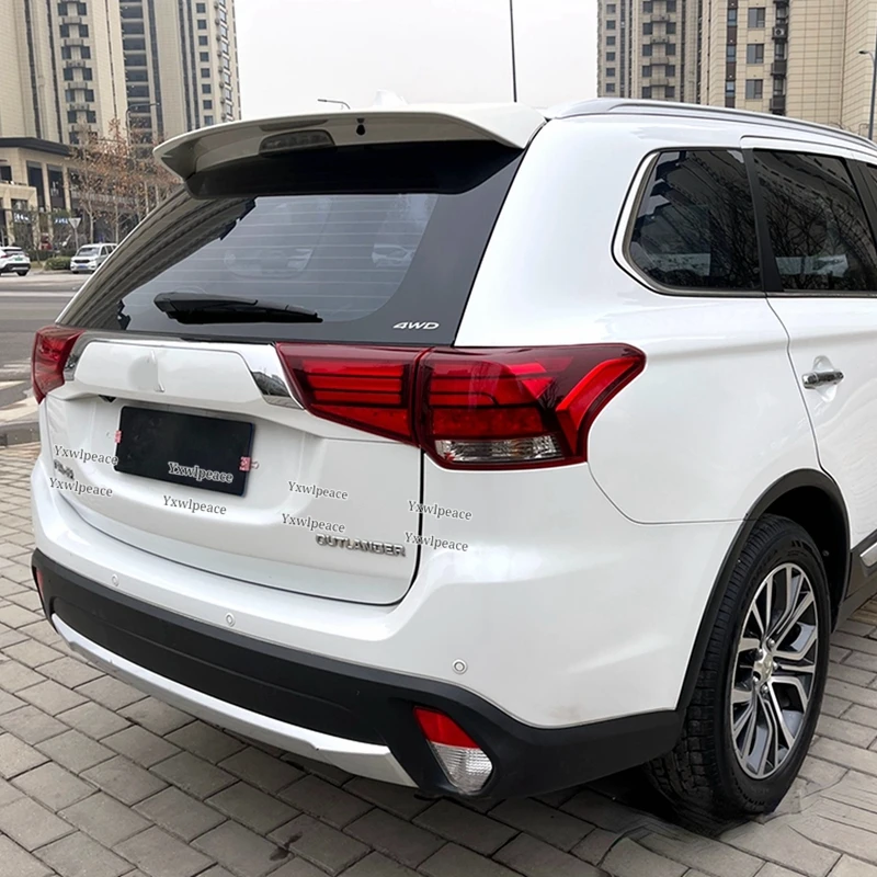 For Mitsubishi Outlander 2013-2019 Roof Spoiler High quality ABS Plastic Unpainted Color Rear Trunk Wing Car Accessories