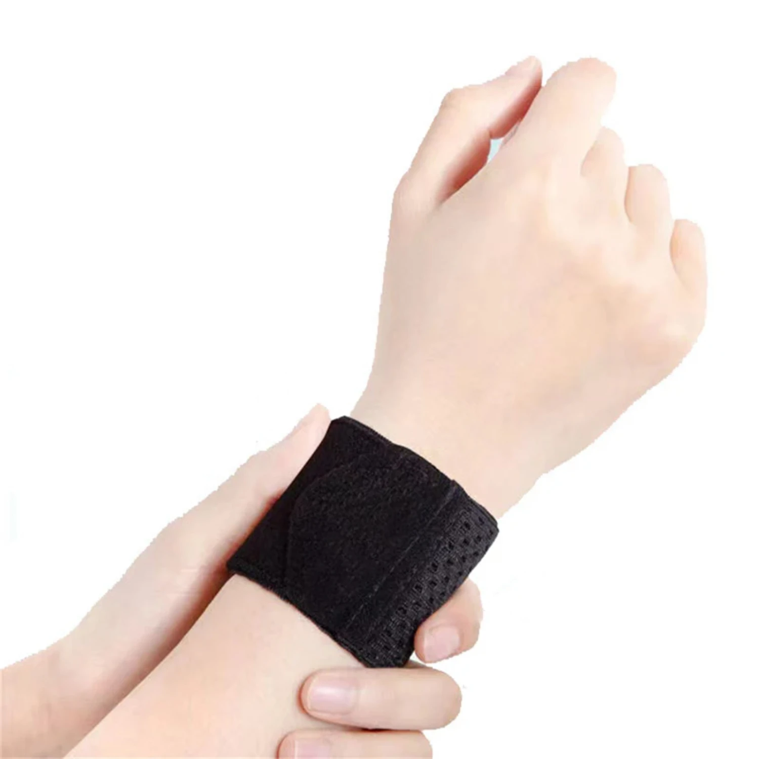 1pc Verstelbare Zachte Polsbandjes Polssteun Bracers Gym Sport Polsband Carpaal Protector Ademend Wrap Band Strap Veiligheid