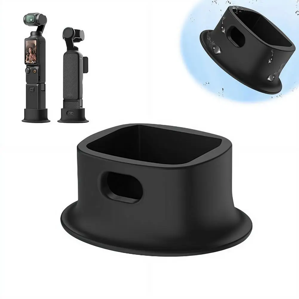 Silicone Anti-slip Desktop Base For DJI Pocket 4 Fixed Bracket Base Extension For DJI OSMO Pocket 4 Handheld Camera Accessories