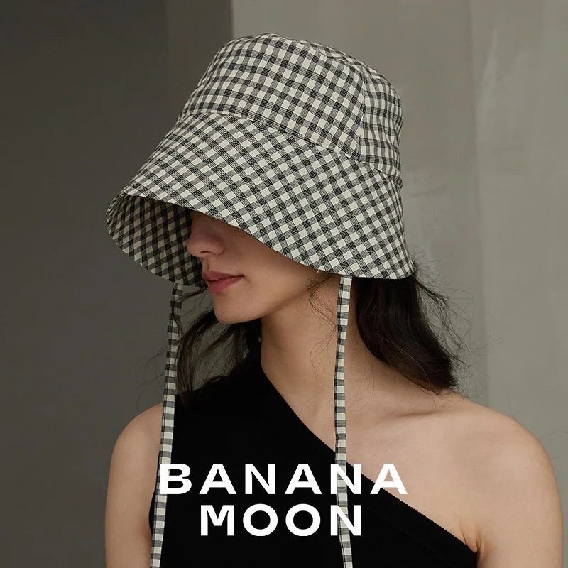 chapeau-de-femme-de-chambre-retro-moderne-a-carreaux-elegant-leger-respirant-en-coton-geometrique-decontracte