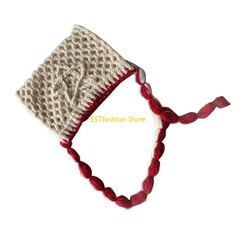 Y5GC الكبار متماسكة القط الأذن قبعة أفخم قبعة سميكة الجاكار نمط نجمة قبعة ملابس ركوب الدراجات