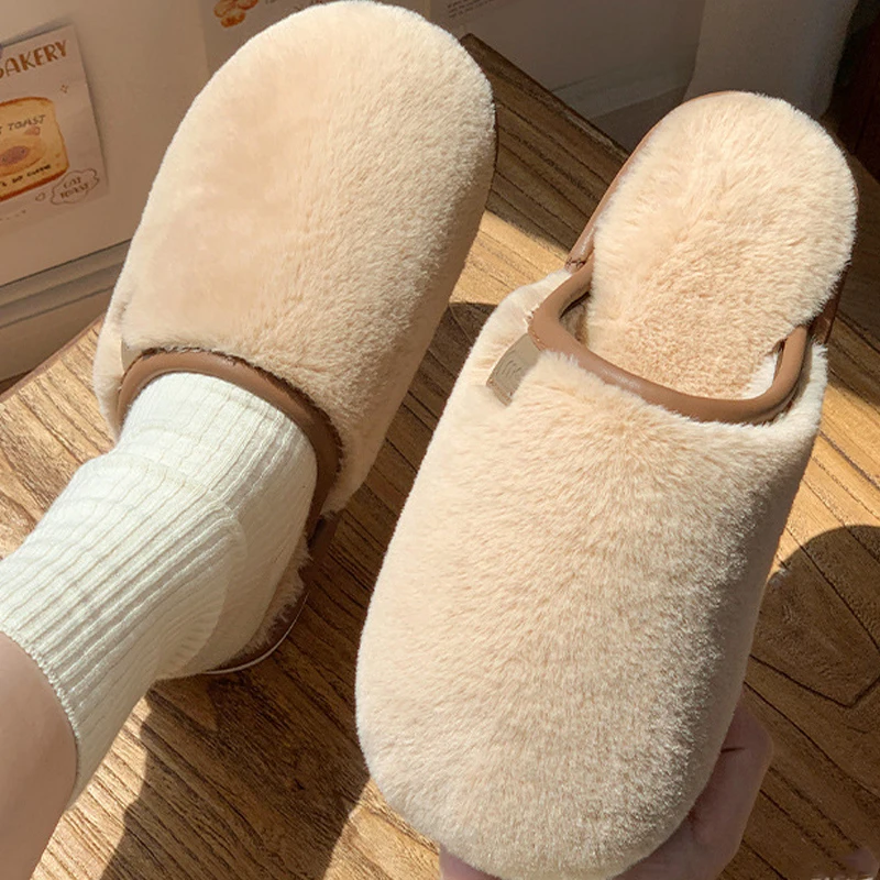 Women Shoes Size To Men - كريسْتار نعال دافئة وناعمة للنساء، شباشب