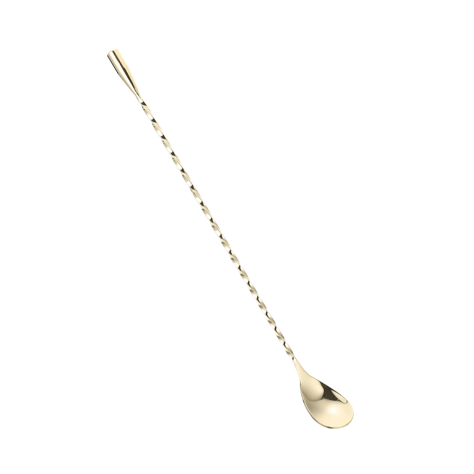 

Long Handle Stainless Steel Mixing Spoon Bar Spoon Cocktail Stirrer Coffee Drink Dessert Use Drink Mixing Scoop