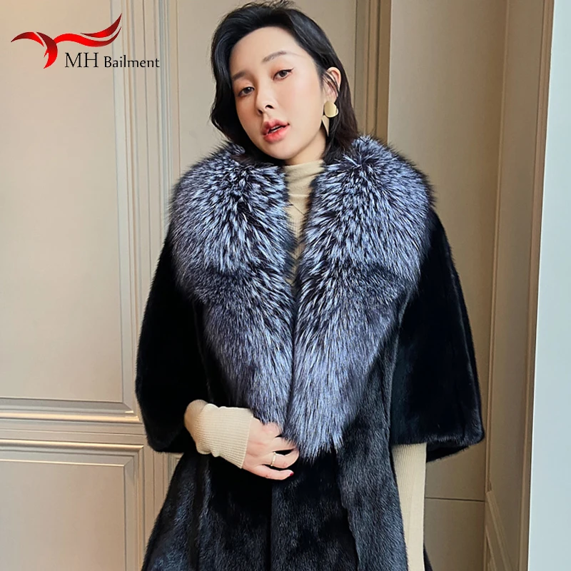 Gray Silver Fox Fur Collar Scarf Real Jacke Fur Collar 80 CM Fox Fur Scarves Shawl Genuine Fur Hooded Collar Gift  M