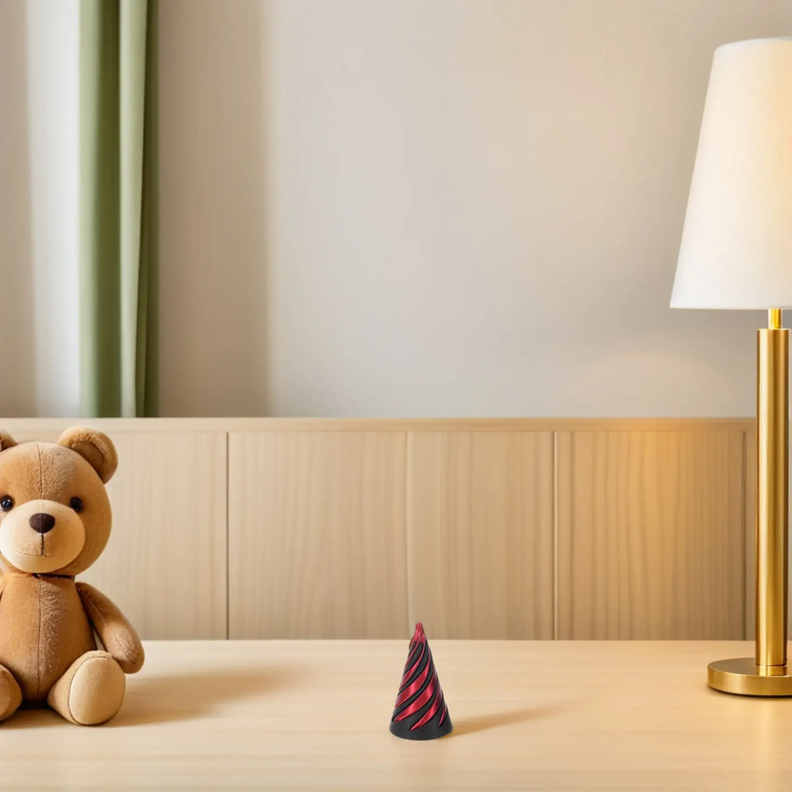 

Набор из 5 3D-печатных спиральных конусов-пирамидок для снятия стресса, сенсорная игрушка-антистресс для рабочего стола, подарок