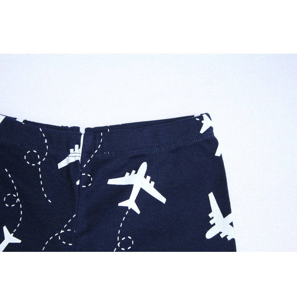 Boys Cartoon Pajamas Spring Autumn Long Sleevep Pijama Kids Airplane Motorcycle Pyjama Cotton Baby Homewear Underwear Clothes