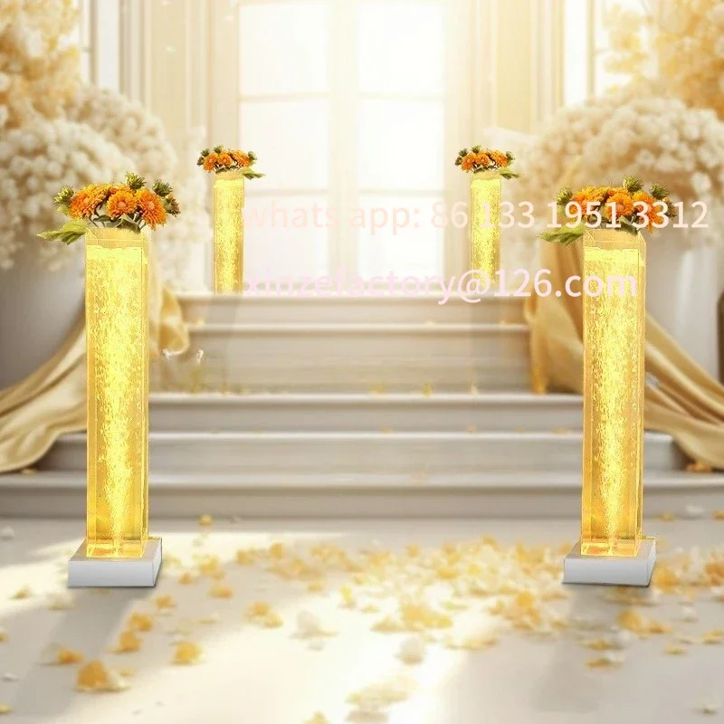 

Customizable water column lamp new acrylic LED colorful night light street guide light water dance water