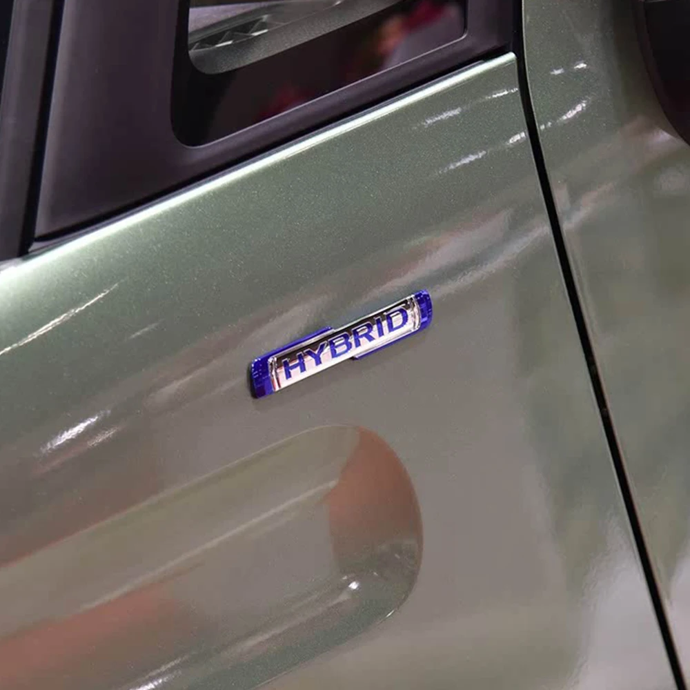 1 قطعة ثلاثية الأبعاد ABS الهجين شعار سيارة الجانب ملصق الذيل الوفير شارة السيارات الخلفي الجذع شعار الشارات اكسسوارات التصميم LM #5