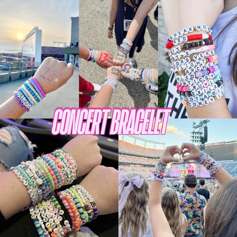    레인보우 디럭스 클레이 비즈 우정 팔찌 만들기 키트, 72 색상 Preppy A-Z 문자 Bads 번호 및 참