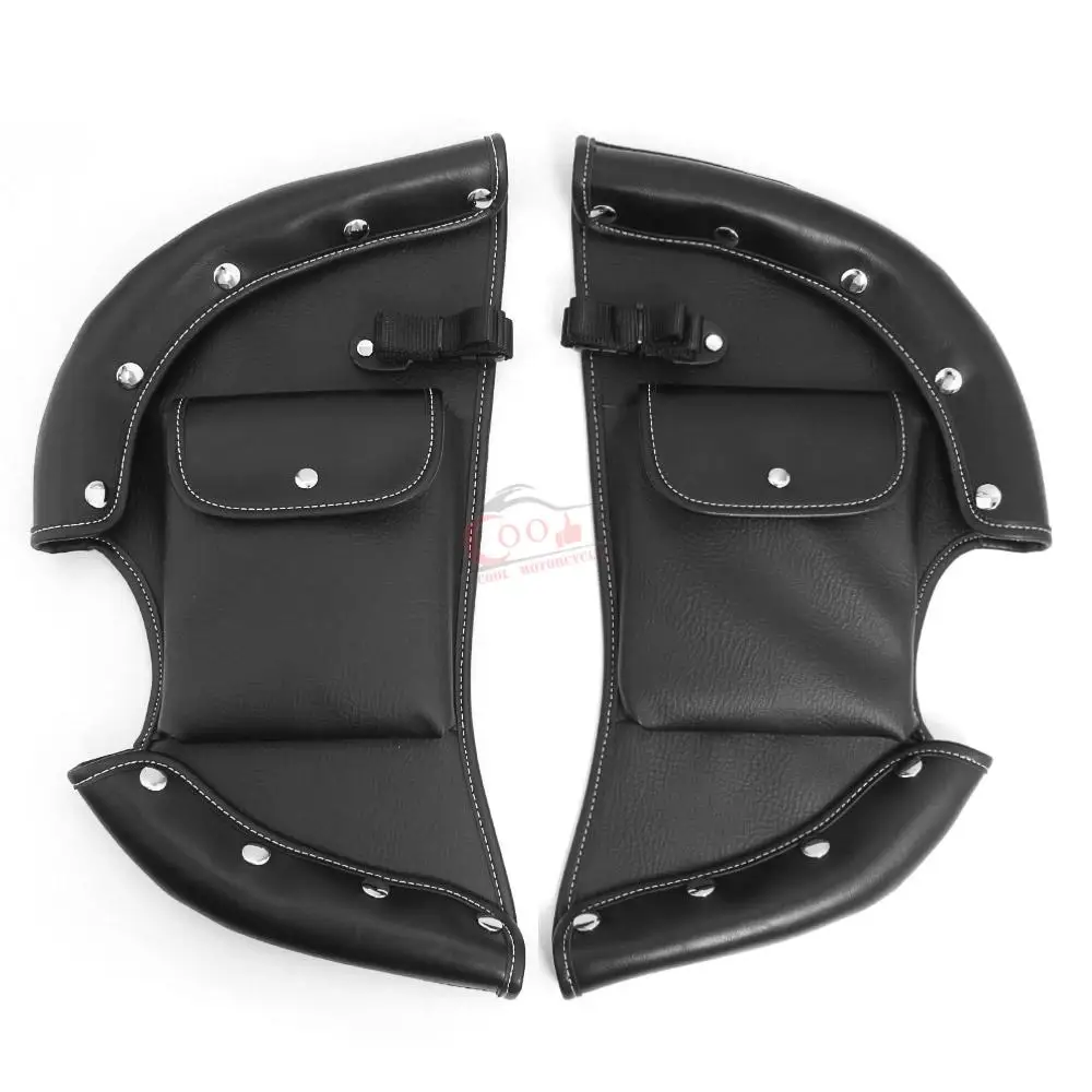 For Chieftain Dark Horse Classic Vintage 2014-2022 Lowers Chaps Leg Warmer Wind Deflectors Motorcycle Engine Guard Bag Parts