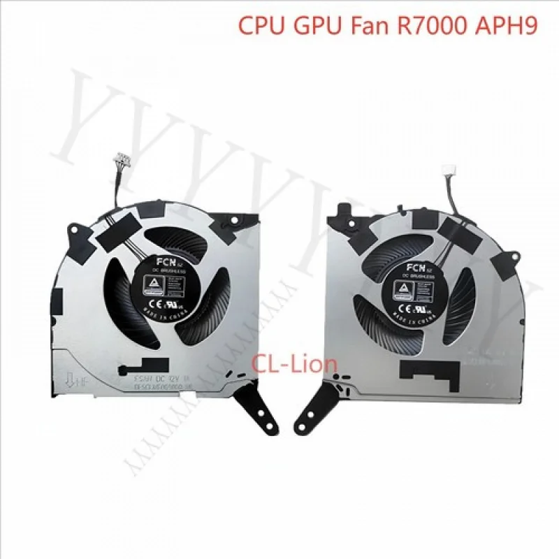 

Q + новый для процессора, графического процессора, охлаждающий вентилятор Lenovo Legion R7000 APH9, 2024 дюйма, 12 В постоянного тока