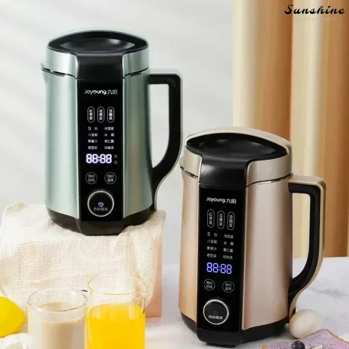 

Juice extractor and portable juicer - Mini soya bean milk maker. Automatic wall breaker. Heating cooking.