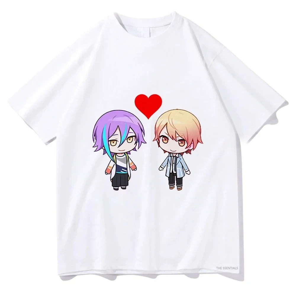 الكرتون Ruikasa تي شيرت Kawaii أنيمي الرجال/النساء تي شيرت مضحك مانغا الملابس للجنسين عالية الجودة تيز خمر الجرافيك القمم
