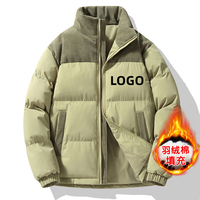 Winter Men Women Down Jacket Printed With Logo Outdoor Skiing Mountaineering Warm Travel Coat