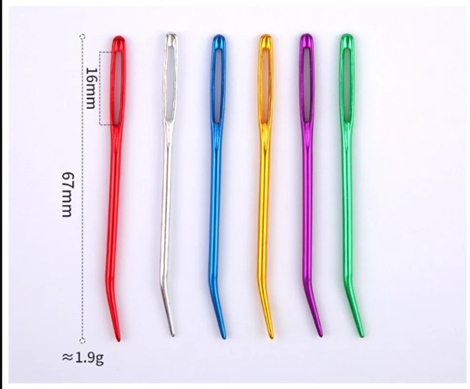 Knitting Yarn Needle Set Bent Tip Tapestry Needles For Yarn Large Eye Blunt Needles For Hand Sewing Knitting Crochet