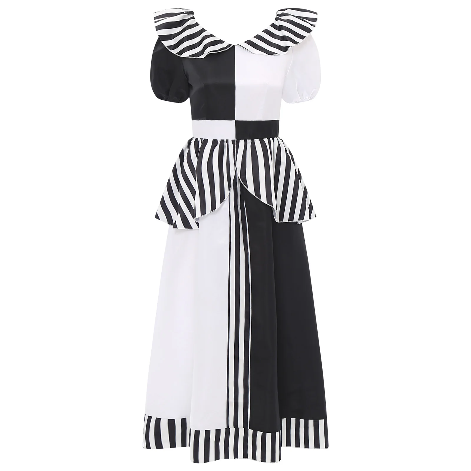 

Women Carnival Naughty Clown Stage Performance Dress Halloween Killer Cosplay Costume for Raves Party Stage Performance Dress