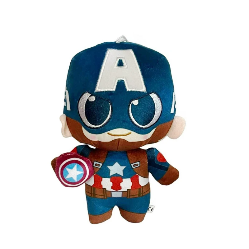 20-32cm Man Spidermaned Plush Toys Movie Dolls Marvel Avengers Soft Stuffed Hero Captain America Iron Christmas Gifts for Kids