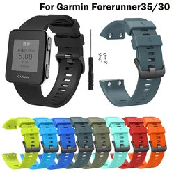 Wristband For Garmin Forerunner 35 Smart Watch band Silicone Wriststraps For Garmin Forerunner 30 Strap Watchstrap Bracelet