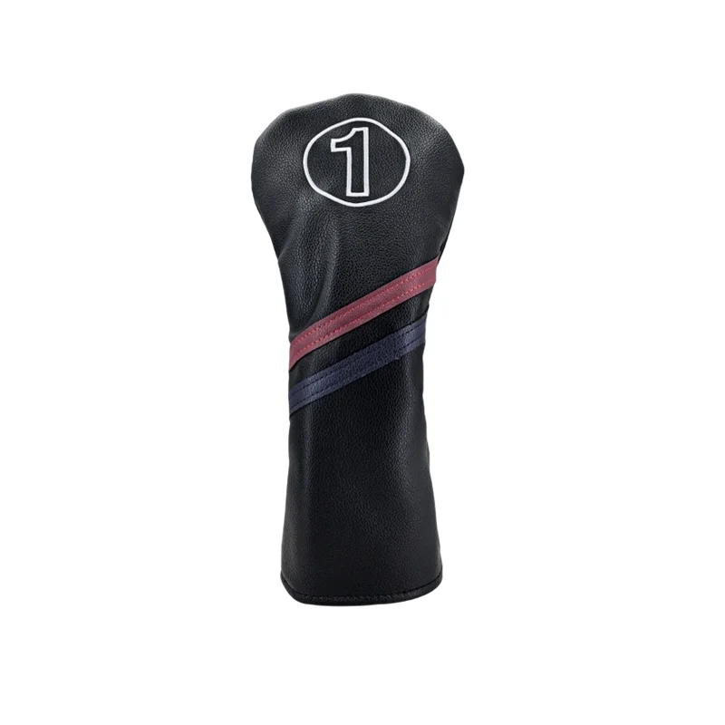 PU Couro Clube de Golfe Capas Cabeça, Fairway Madeiras Tampa, Putter Headcover, 1, 3, 5