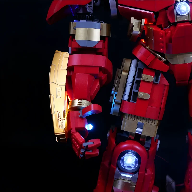 مجموعة إضاءة LED DIY لـ LEGO 76210 Super Heros مجموعة مكعبات البناء للبالغين والأطفال هدية عيد الميلاد (إضاءة LED فقط، بدون نموذج كتل)