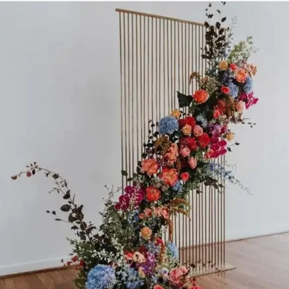 

1pcs/3pcs)New Style Metal flower pedestal display Stand floral Display Wedding Decoration Road Lead Wedding Aisle Decor