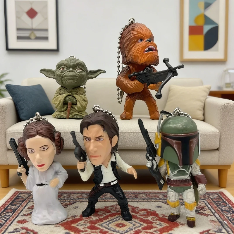 

Набор из 5 брелоков-сюрпризов «Звездные войны»: милые мини-фигурки, подвески для рюкзаков и украшения для телефонов – идеальный подарок на день рождения